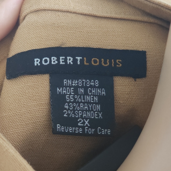 Satin trim collarless blazer - Picture 6 of 7